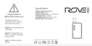 Buy Rove Designer Pro Batteries